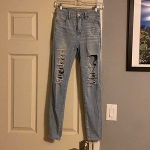 American Eagle hi Rise jeggings